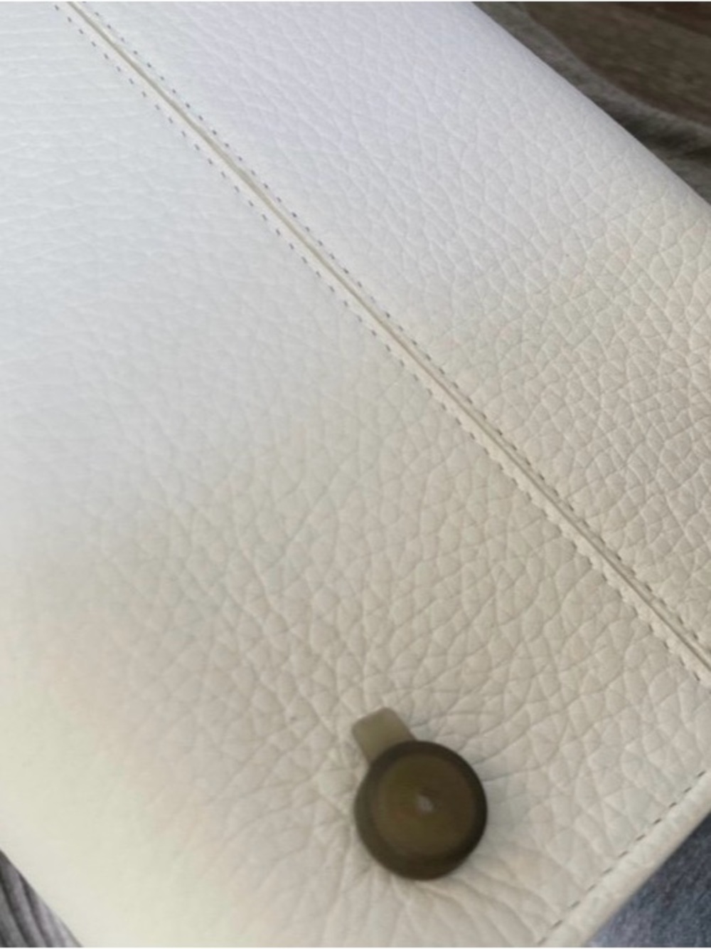Dior White Leather Top-Handle Satchel with Silver Hardware - Picture 5 of 6